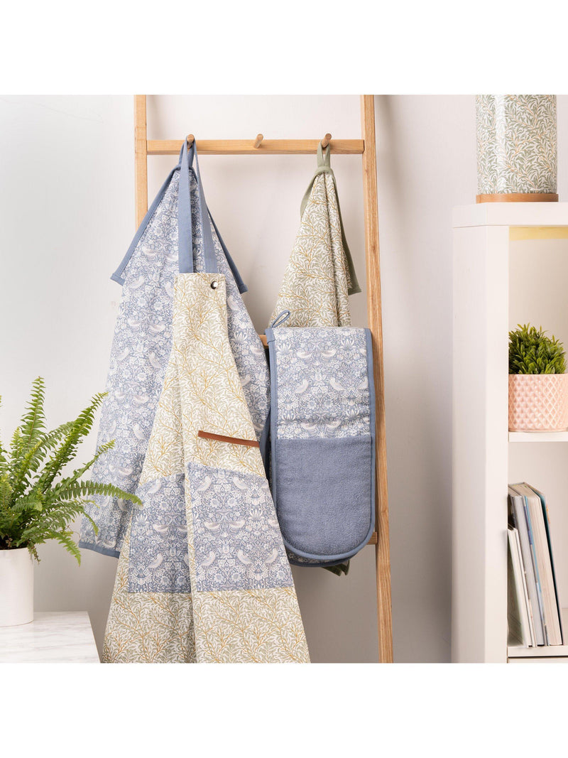 William Morris cotton tea towels with decorative prints, set of 2 (British brand)