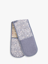 John Lewis Double Oven Glove in Blue, 100% Cotton and Machine Washable- Buy online at McGrocer