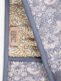 William Morris double oven glove in blue, made from 100% cotton (British brand)