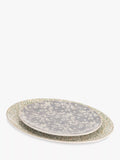 William Morris green oval stoneware serving platters set of 2 40cm (British brand)