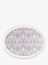John Lewis Oval Stoneware Roaster 40cm in Blue and White- Buy online at McGrocer