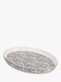 William Morris oval stoneware roaster 40cm in blue and white (British brand)