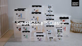 SmartStore classic plastic storage box with lid 20L - British product