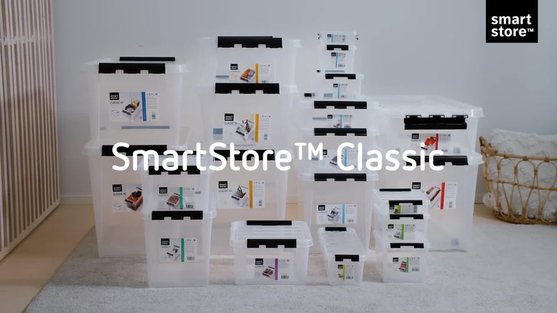 SmartStore storage box 30L with lid, imported from the UK
