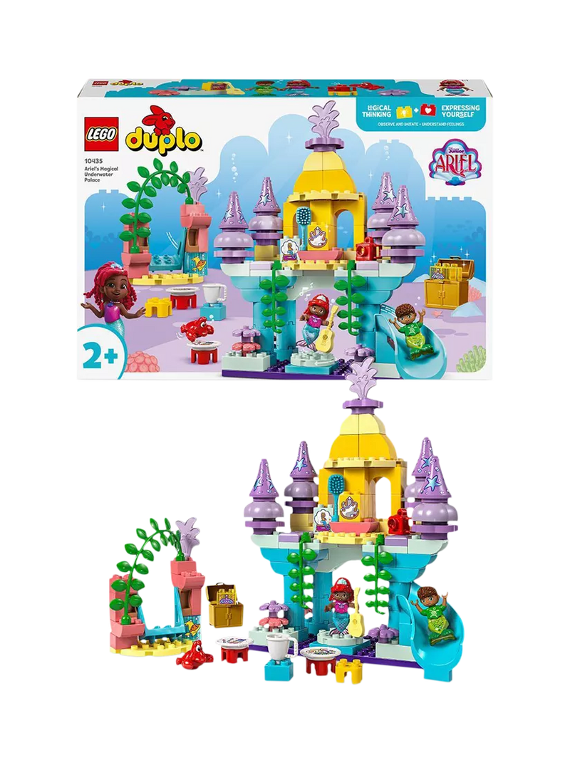 LEGO DUPLO Disney Ariel's Magical Underwater Palace playset, UK version