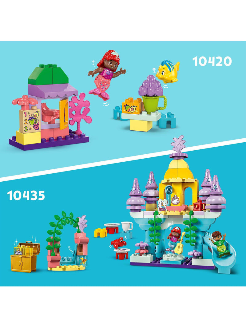LEGO DUPLO Disney Ariel's Magical Underwater Palace playset, UK version