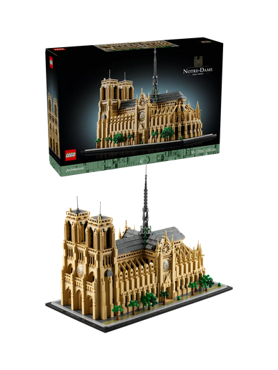 John Lewis Notre-Dame de Paris Architectural Building Model Kit for Adults- Buy online at McGrocer