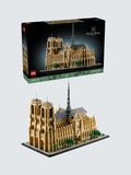 LEGO Notre-Dame de Paris architectural building set for adults, UK version