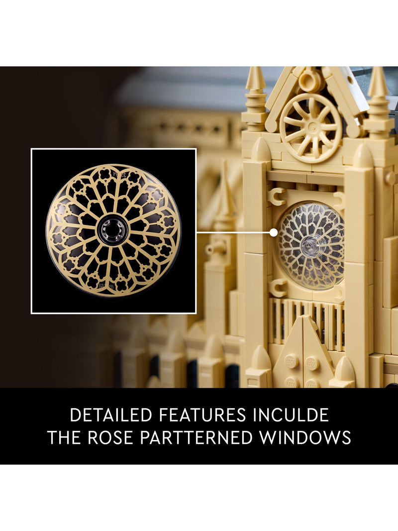 LEGO Notre-Dame de Paris architectural building set for adults, UK version