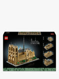 LEGO Notre-Dame de Paris architectural building set for adults, UK version
