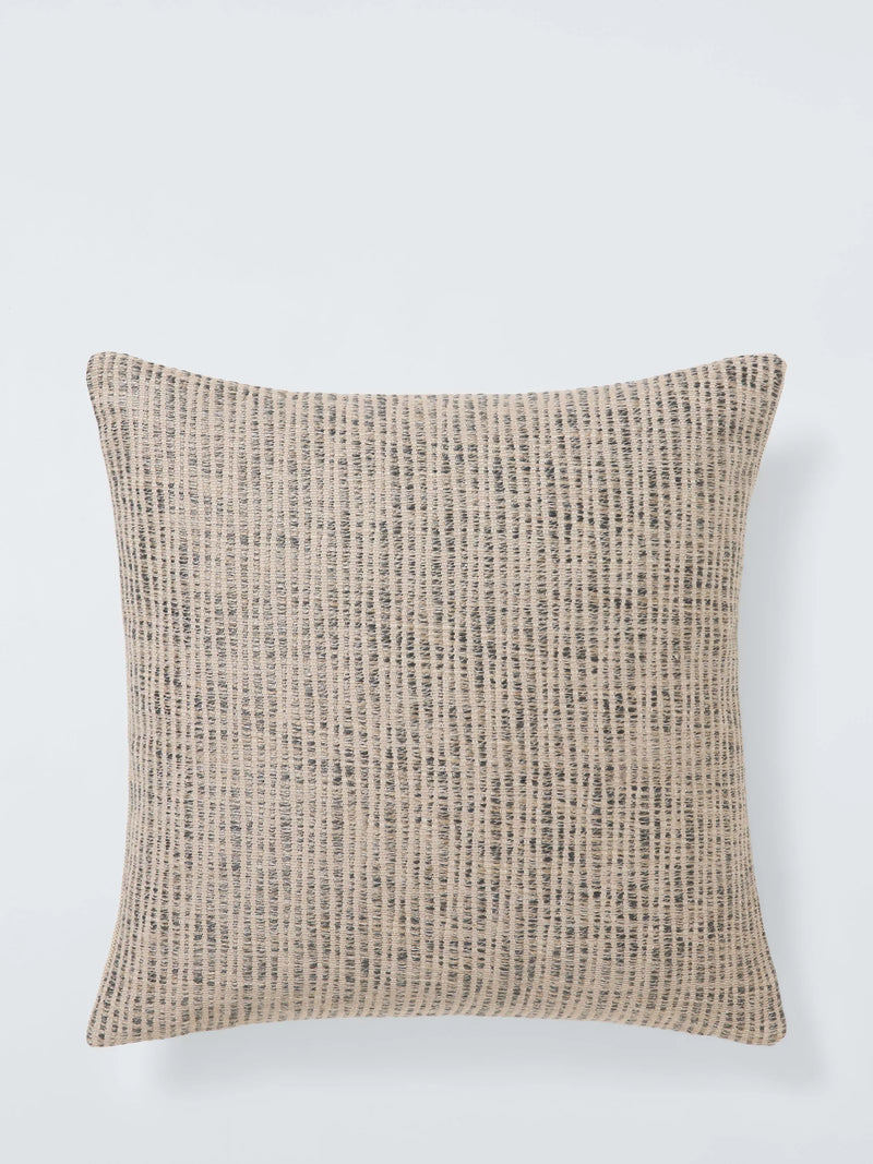 John Lewis Rib Weave Cushion - Ochre