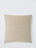 John Lewis Rib Weave Cushion - Natural