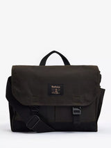 John Lewis Barbour Field Wax Messenger Bag, Olive- Buy online at McGrocer