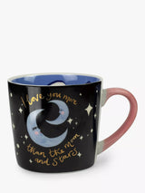 John Lewis Eleanor Bowmer 'Moon and Stars' Bone China Mug, 300ml- Buy online at McGrocer