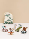Le Toy Van Jurassic Dino Stackers wooden stacking toy, UK version