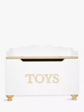 Le Toy Van white wooden toy chest - British product