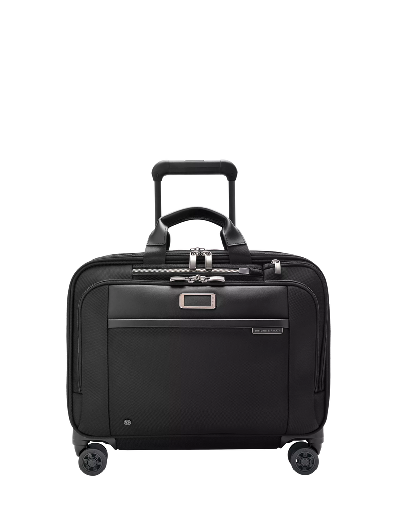 Briggs & Riley Large Spinner Briefcase 28L Black (British brand)