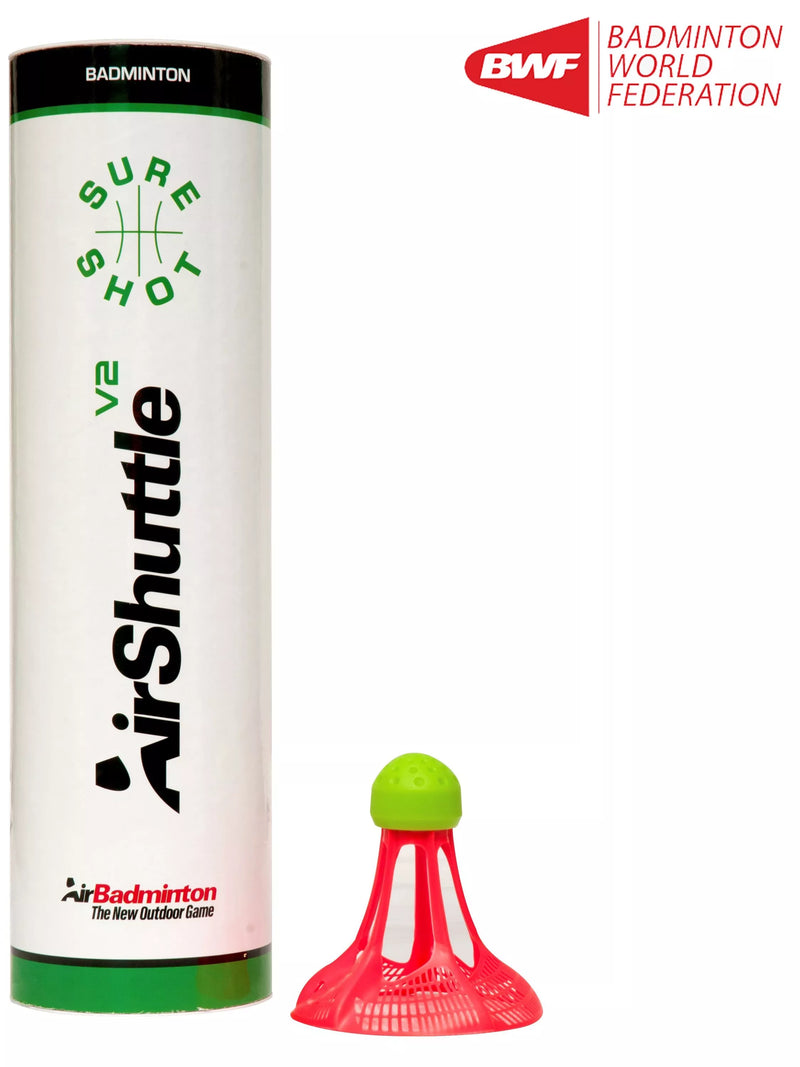Sure Shot badminton shuttlecocks AirShuttle V2 - British product
