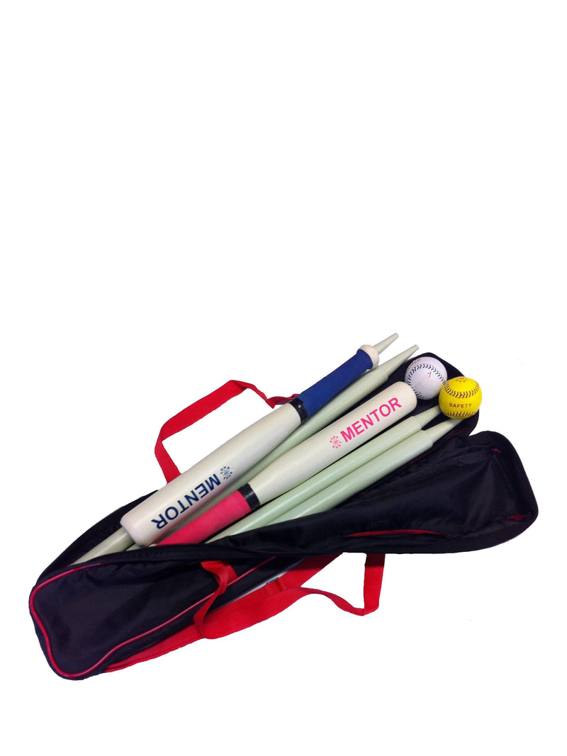 Sure Shot Home Rounders Set bats balls posts case - British product