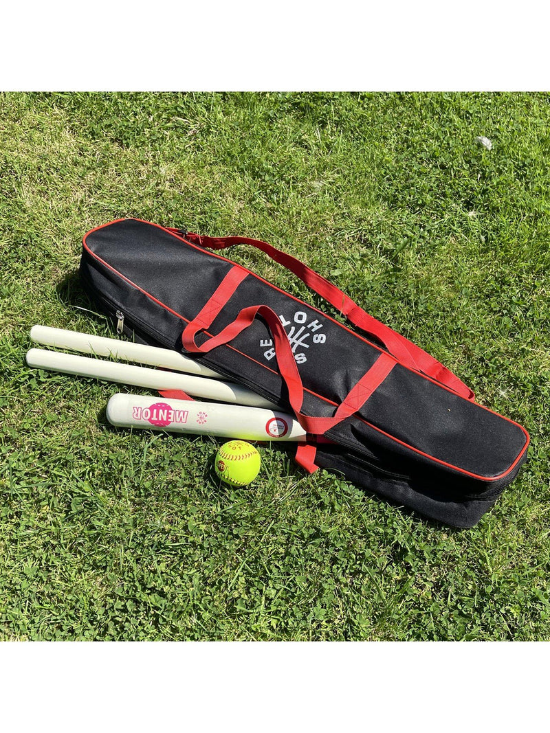Sure Shot rounders set with bat, ball, and posts (British brand)