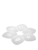 John Lewis aerolatte Cappuccino Art Stencils Set of 6- Buy online at McGrocer