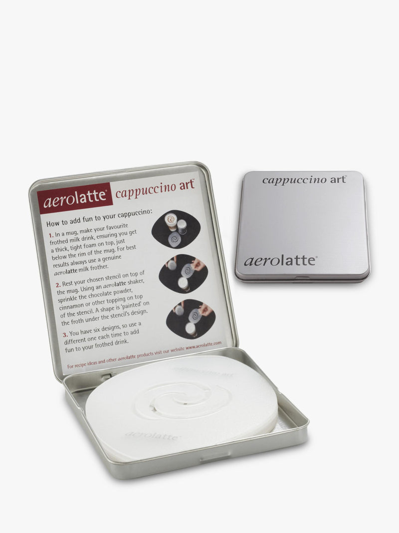 aerolatte cappuccino art stencils set of 6 - British product