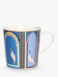 Sara Miller fine china mugs with 22ct gold detailing, set of 4, 344ml (British brand)