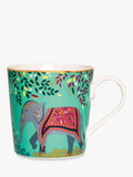Sara Miller fine china mugs with 22ct gold detailing, set of 4, 344ml (British brand)
