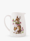 Wrendale Designs fine china posy jug with rabbit illustration 125ml (British brand)