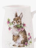 Wrendale Designs fine china posy jug with rabbit illustration 125ml (British brand)