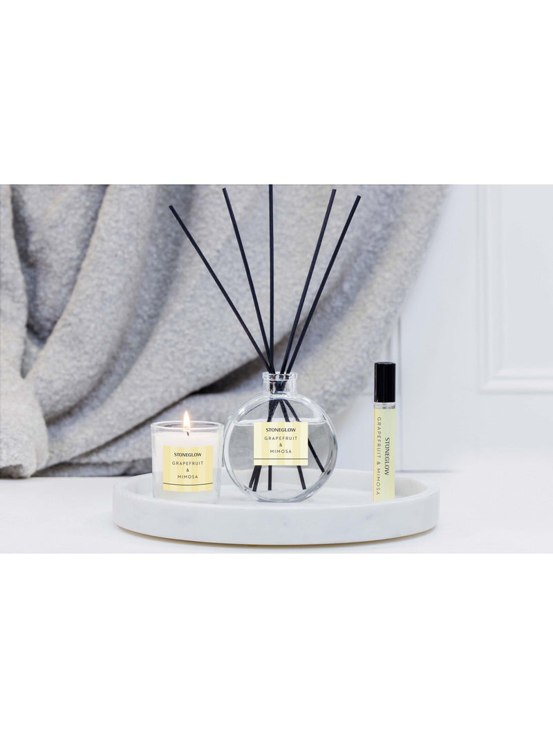 Stoneglow Grapefruit & Mimosa home fragrance gift set 610g (British brand)