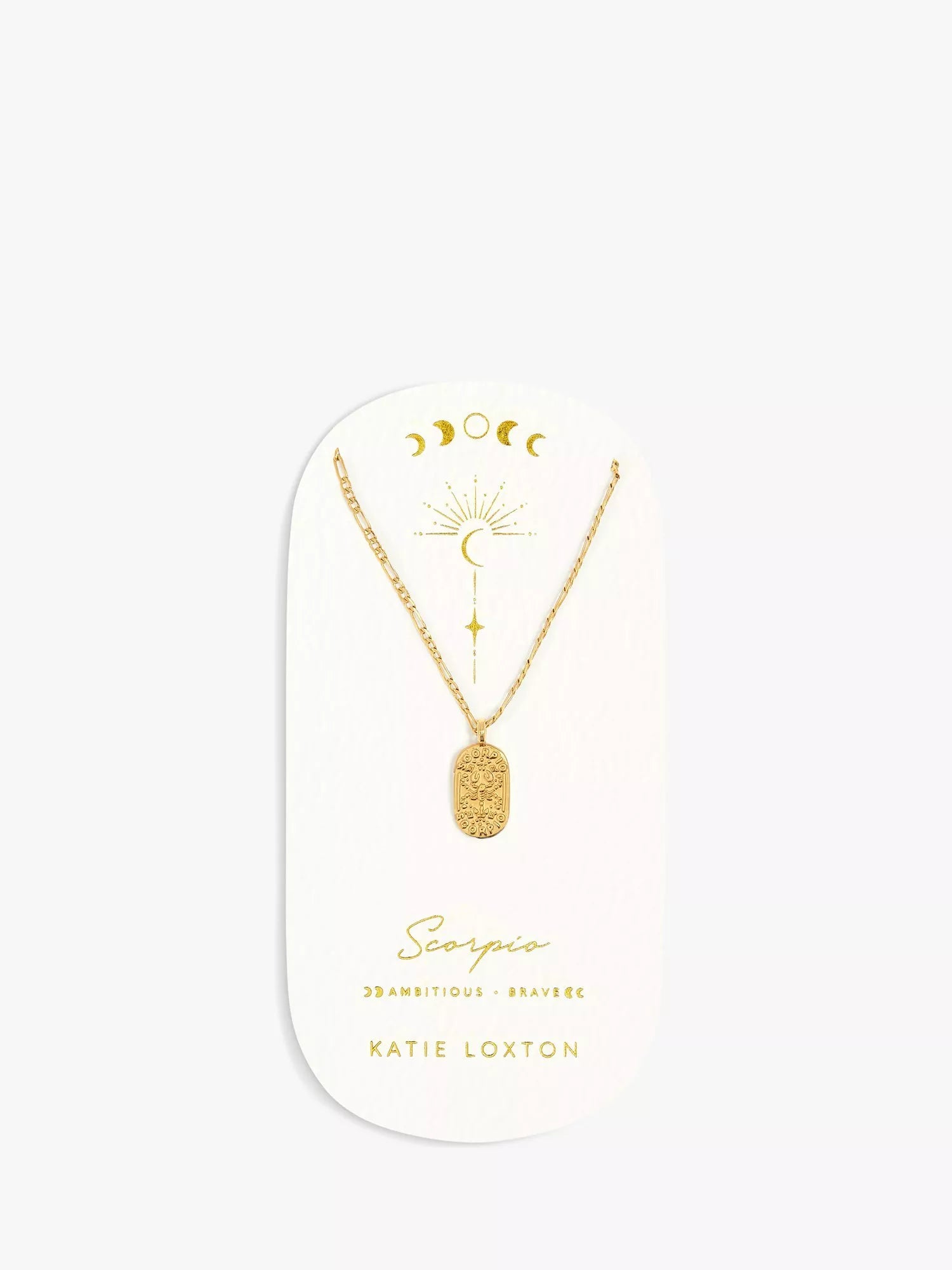Katie Loxton Waterproof Zodiac Necklace, Gold - McGrocer