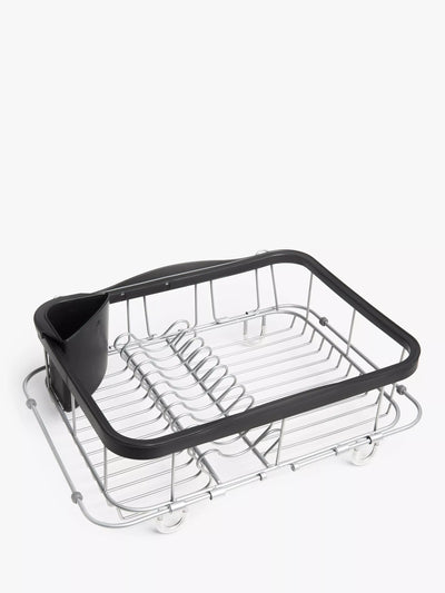 John Lewis In-Sink Dish Drying Rack with Coated Metal Wire and Polypropylene Construction- Buy online at McGrocer