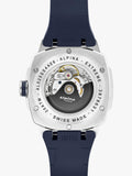 Alpina Alpiner Extreme automatic watch blue rubber strap (British brand)