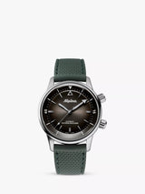 John Lewis Alpina Men's Seastrong Diver 300 Heritage Automatic Diver Watch, Green/Black, 42mm- Buy online at McGrocer