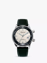 John Lewis Alpina Seastrong Diver Heritage Automatic Date Rubber Strap Watch, 42mm- Buy online at McGrocer