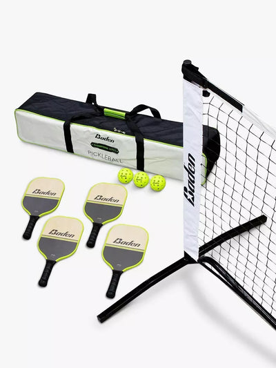 John Lewis Baden Champions Pickleball Set Black White Grey- Buy online at McGrocer