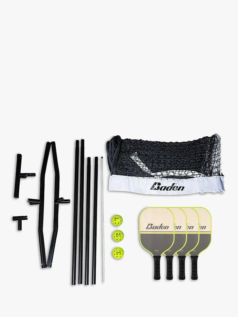 Baden Pickleball Set black white grey (British brand)