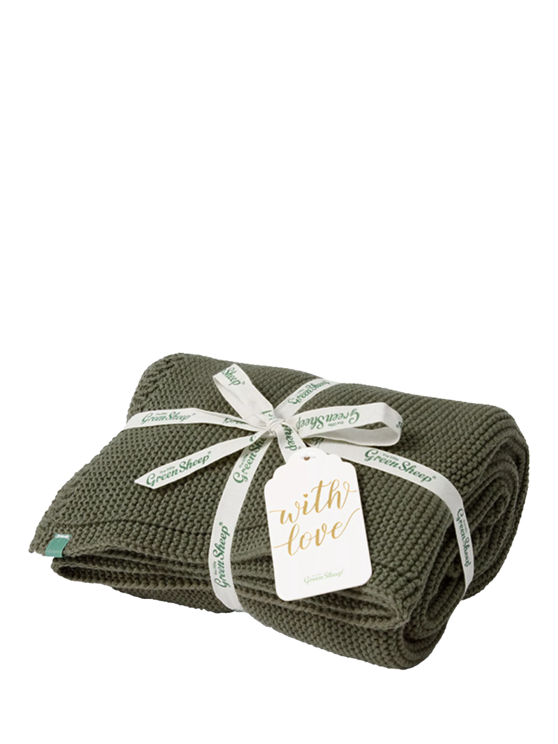 Little Green Sheep cellular baby blanket organic cotton (British brand)