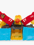 Hot Wheels Monster Trucks 5-Alarm Tower Takedown playset, UK version