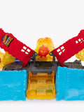 Hot Wheels Monster Trucks 5-Alarm Tower Takedown playset, UK version