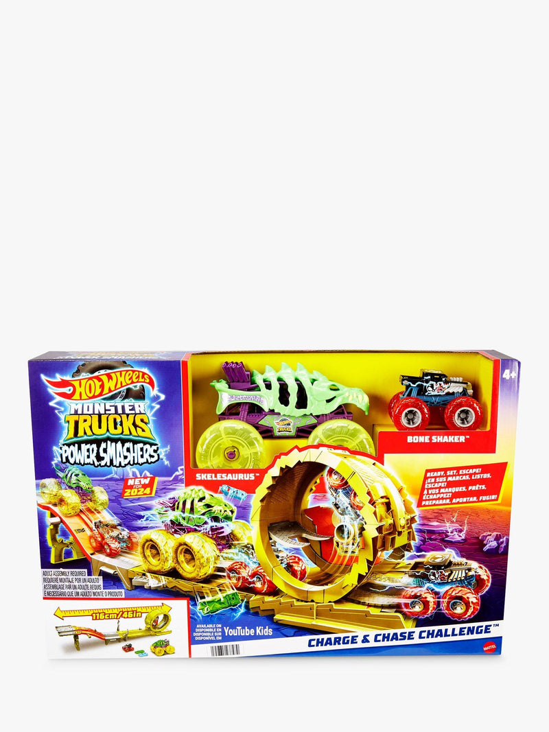 Hot Wheels Monster Trucks Power Smashers set, imported from the UK