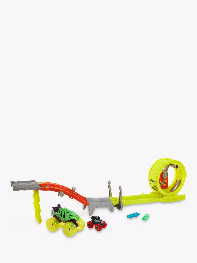 Hot Wheels Monster Trucks Power Smashers set, imported from the UK