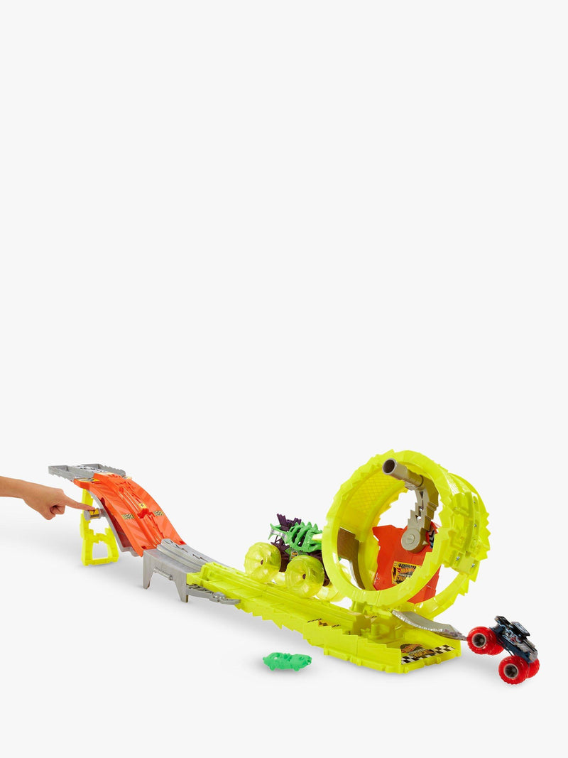 Hot Wheels Monster Trucks Power Smashers set, imported from the UK