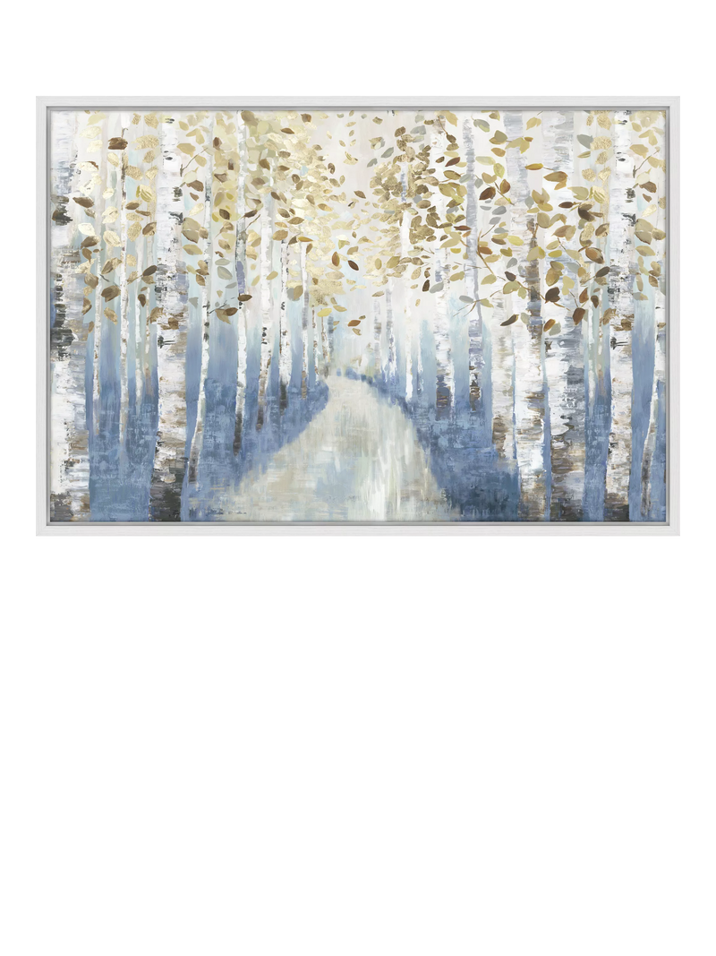 John Lewis 'New Path I' framed canvas print, imported from the UK
