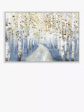 John Lewis 'New Path I' framed canvas print, imported from the UK