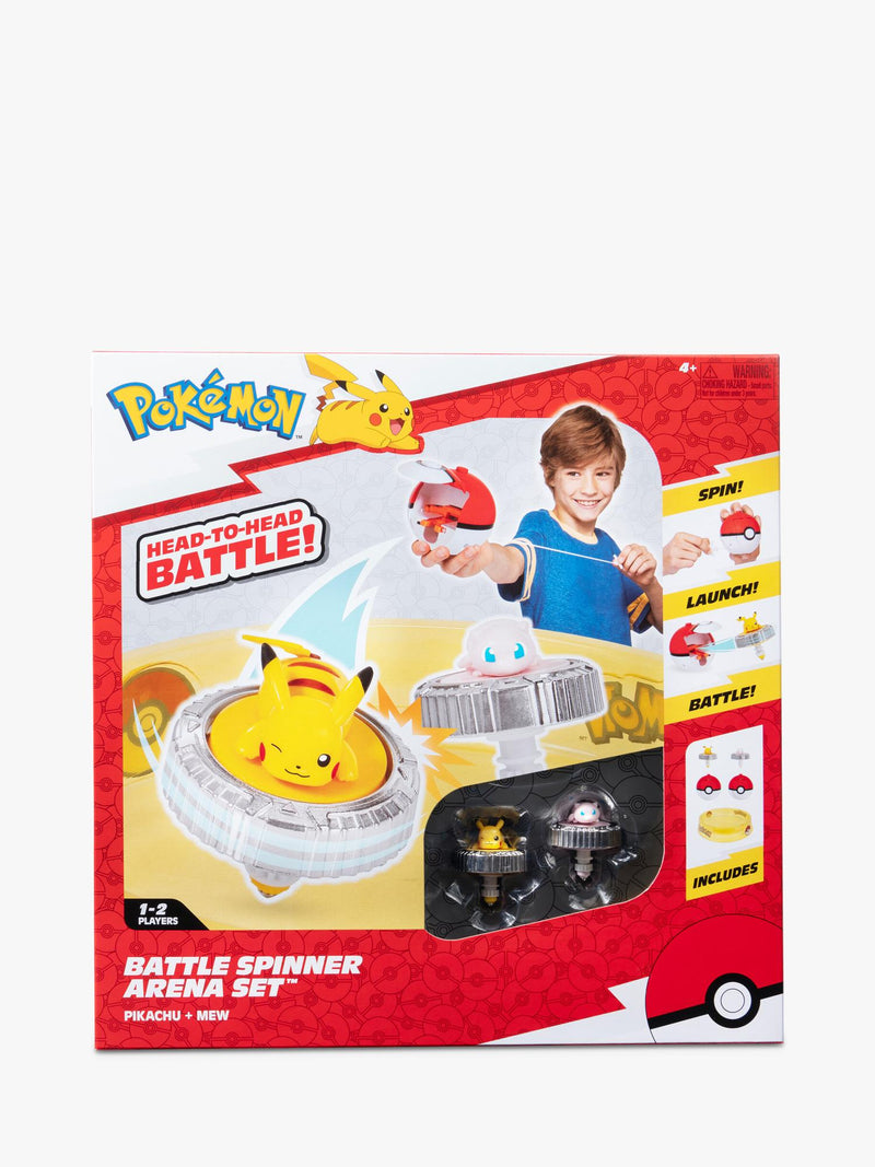 Pokémon Battle Spinner Arena Set with Pikachu and Mew (British brand)