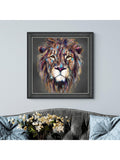 John Lewis framed print 'Kendi' lion 83x83cm, UK version