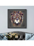 John Lewis framed print 'Kendi' lion 83x83cm, UK version