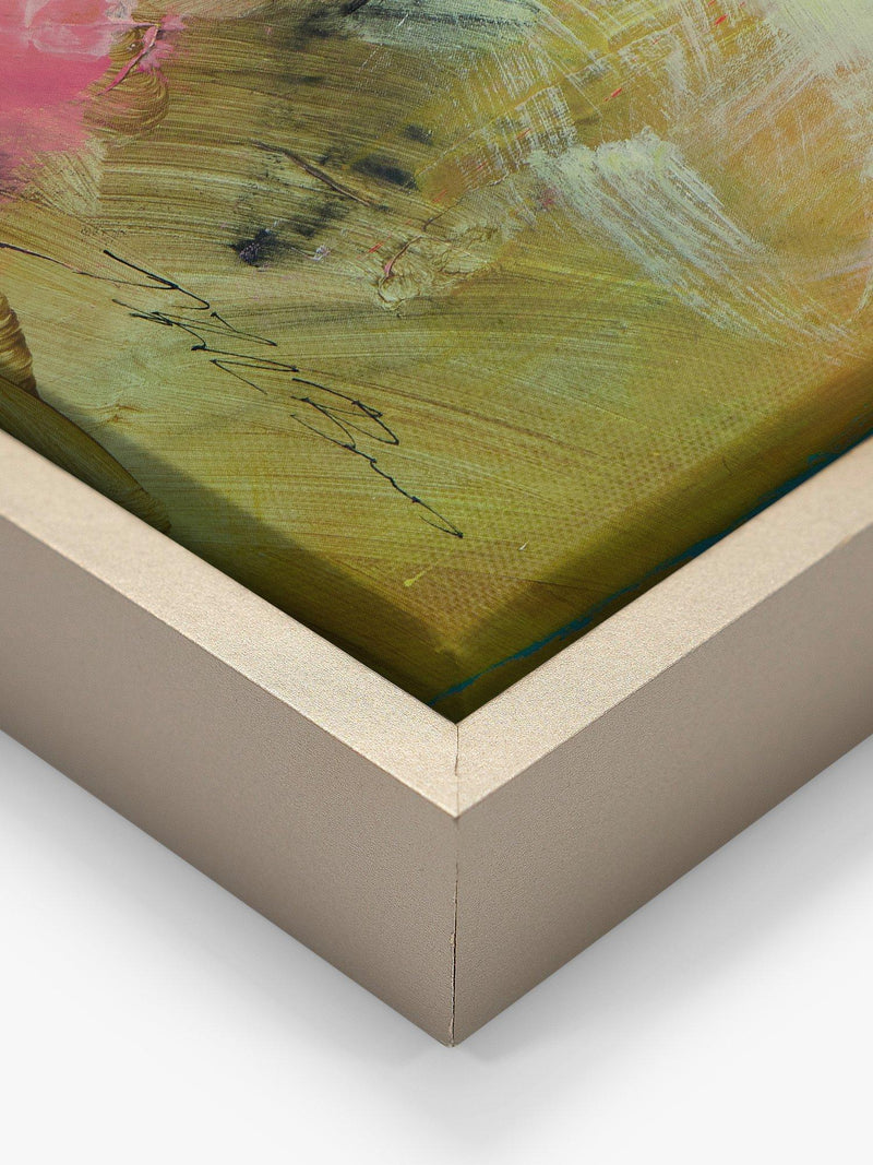 John Lewis abstract framed canvas print Cherry Blossom 64x64cm (British brand)